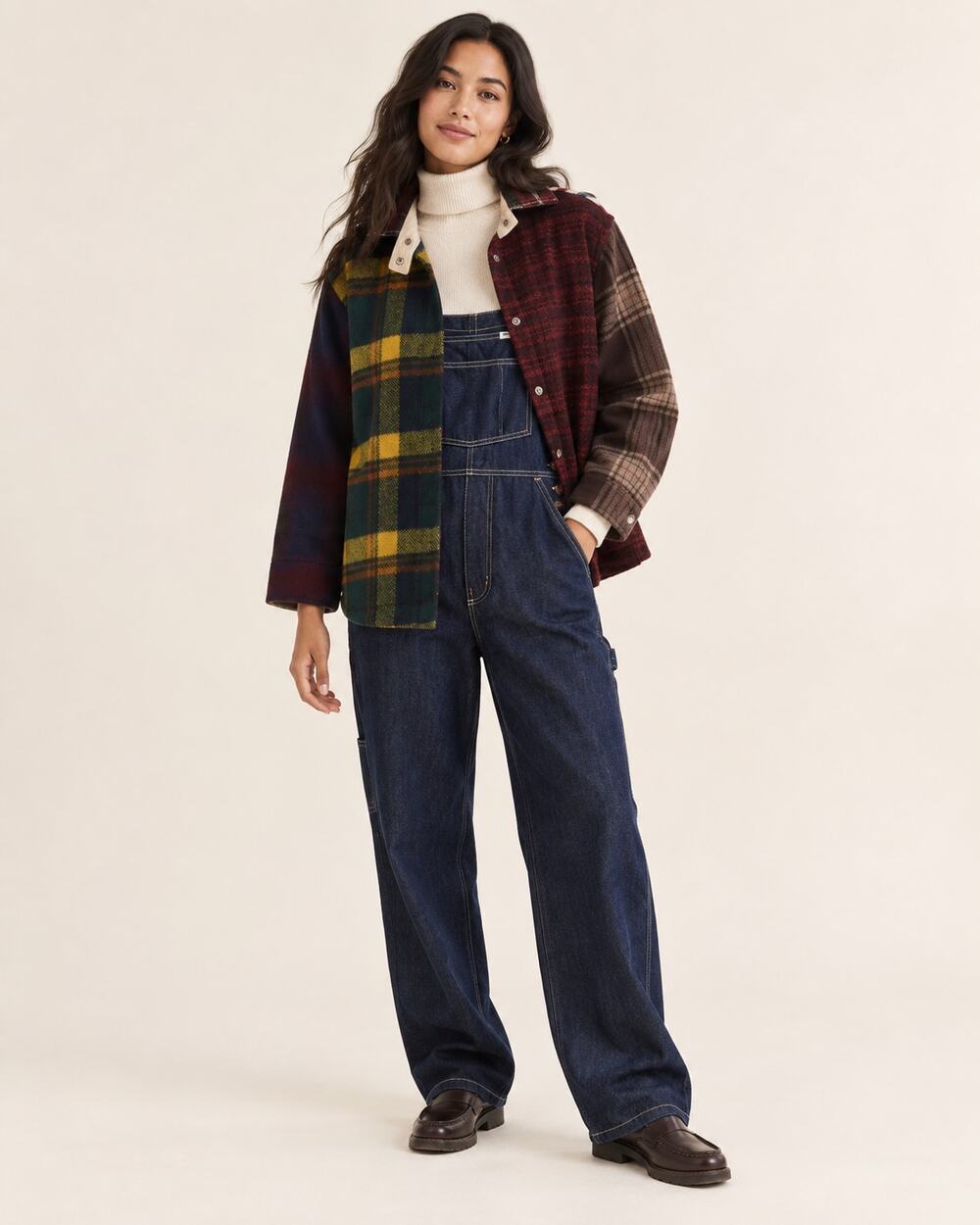 Free People x Carleen Ardmore Plaid Jacket, EUC, Size M